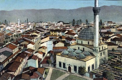 Serbien, Monastir: udsigt over en moske, Monastir kaldes desormais Bitola og ligger i Macedoine - Postkort 1914-1918 af Unbekannt