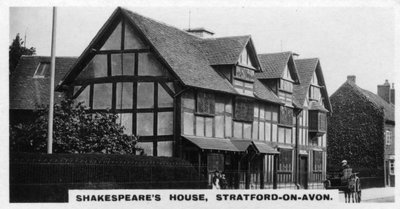 Shakespeares hus, Stratford-on-Avon, Warwickshire, c1920