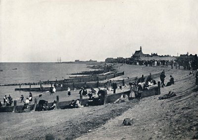 Sheerness - The Promenade and Beach, 1895 af Unbekannt