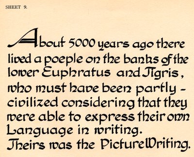 Ark 9, fra en portefølje af alfabeter, 1929 af Unbekannt