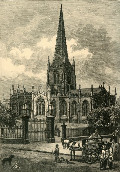 Sheffield Parish Church, 1898. af Unbekannt