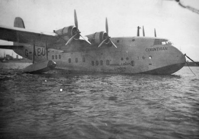 Short Empire flyvebåd Corinthian, Alexandria, Egypten, c1938-c1941 af Unbekannt