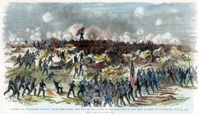 Belejring af Petersburg, Virginia, amerikansk borgerkrig, 30. juli 1864 af Unbekannt