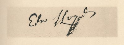 Edward Lloyds underskrift, 1712, 1928 af Unbekannt