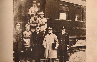 Underskrivelse af våbenhvilen for at afslutte Første Verdenskrig, 11. november 1918 1935 af Unbekannt