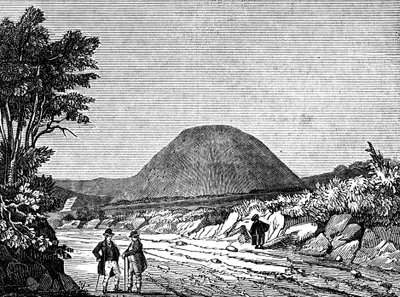 Silbury Hill, Wiltshire, England, 1836 af Unbekannt