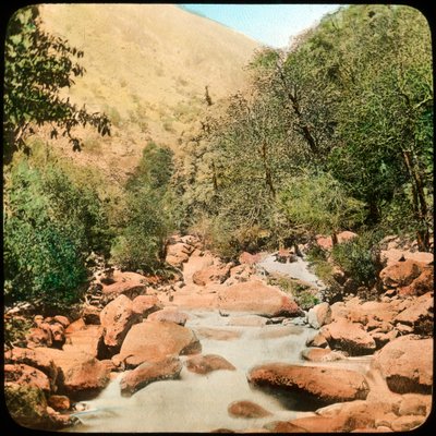 Sindh Valley, Kashmir, Indien, slutningen af det 19. eller begyndelsen af det 20. århundrede af Unbekannt