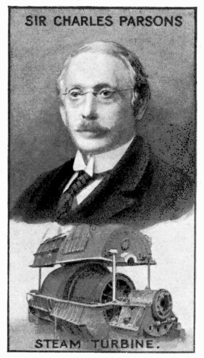 Sir Charles Algernon Parsons, irsk ingeniør, c1924 af Unbekannt