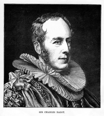Sir Charles Bagot, engelsk diplomat, 1800-tallet af Unbekannt