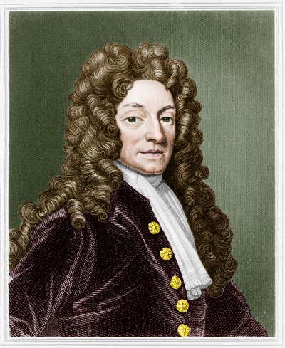 Sir Christopher Wren, engelsk arkitekt, c1680 af Unbekannt