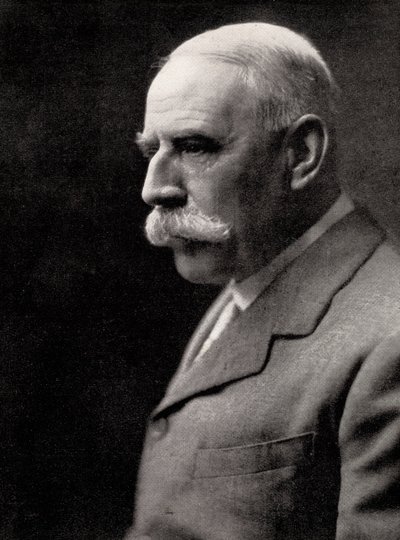 Sir Edward Elgar, 1857-1934, engelsk komponist, begyndelsen af det 20. århundrede af Unbekannt