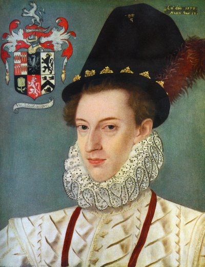 Sir Edward Hoby, 1560-1617 af Unbekannt