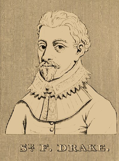 Sir Francis Drake, c1540-1596, 1830. af Unbekannt