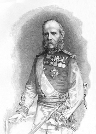 Sir Frederick Roberts, c1880 af Unbekannt