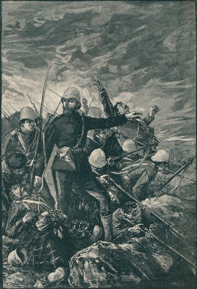 Sir George Colley ved Majuba Hill, 1906 af Unbekannt