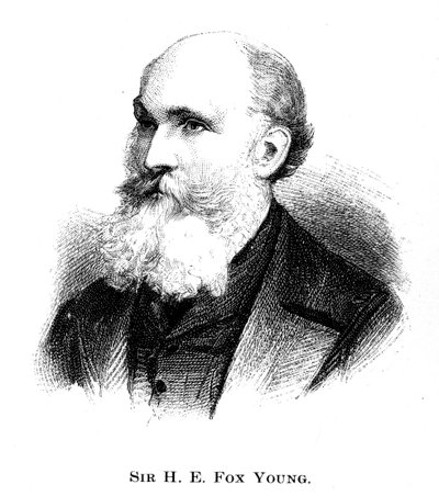 Sir Henry Edward Fox Young, 1886 af Unbekannt