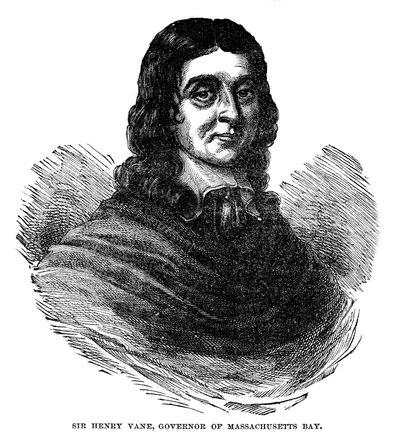 Sir Henry Vane, guvernør i Massachusetts, 1872 af Unbekannt