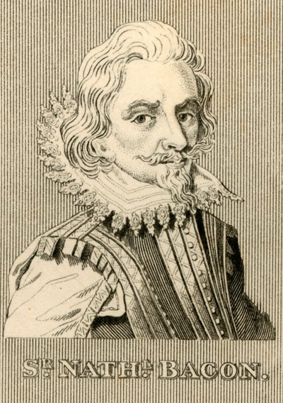 Sir Nathaniel Bacon, 1647-1676, 1830. af Unbekannt