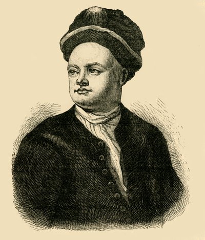 Sir Richard Steele, c1700, c1876. af Unbekannt