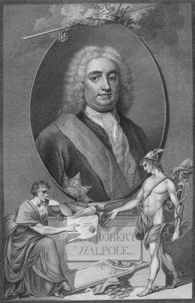 Sir Robert Walpole, 1790 af Unbekannt
