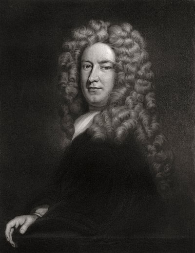 Sir Samuel Garth, engelsk læge og digter c1705-1710 1906 af Unbekannt