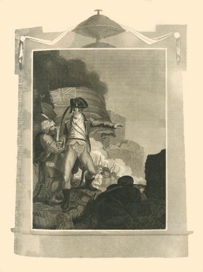 Sir Sidney Smith Defending the Breach at Acre, 1799, 1816. af Unbekannt