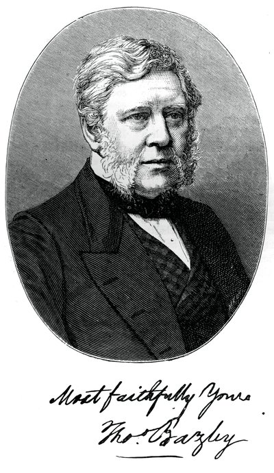 Sir Thomas Bazley, 1st Baronet, britisk fabrikant og politiker, c1880 af Unbekannt