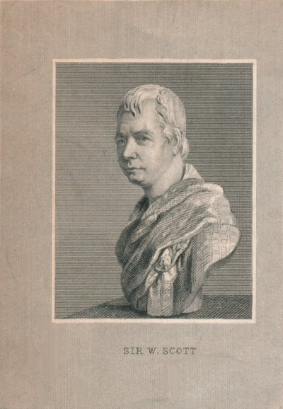 Sir Walter Scott, 1800-tallet. af Unbekannt