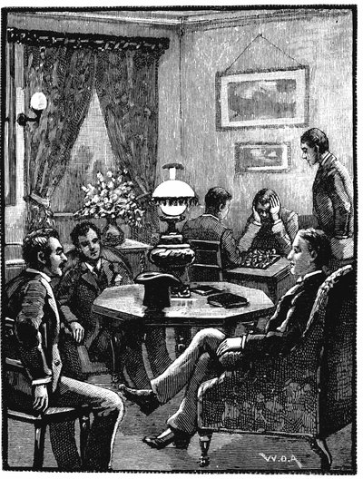 Stue i YMCA, Exeter Hall, London, 1887 af Unbekannt