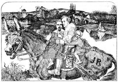 Skitse om Sir Isumbras and the P.R.B., 1923 af Unbekannt