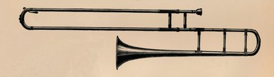 Slide Trombone, 1895. af Unbekannt