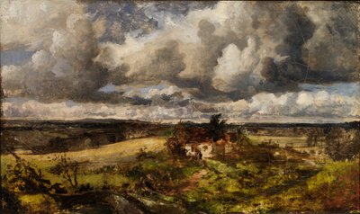 Lille Landskab, 1800-tallet. af Unbekannt