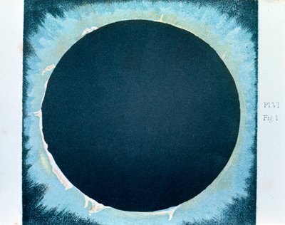 Solkorona og prominenser 1860 1870. af Unbekannt