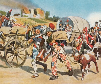Soldater fra den franske revolution i Pfalz, 1793, 1936. af Unbekannt