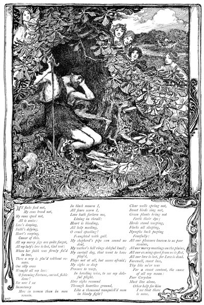 Sang fra Shakespeares The Passionate Pilgrim, 1895 af Unbekannt