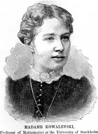 Sonia Sophie Kowalevski, russisk matematiker, 1888 af Unbekannt