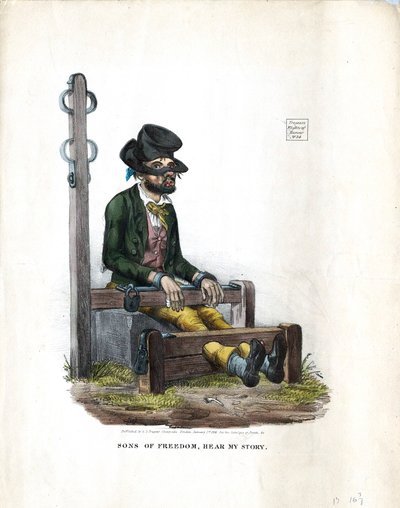 Frihedens sønner, Hør min historie, 1834 af Unbekannt