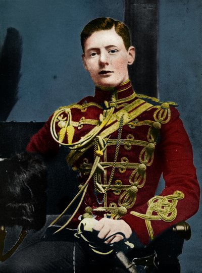 Snart var han en flot subaltern i 4. Husarer, 1895, 1945 af Unbekannt