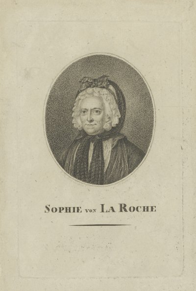 Sophie von La Roche, født Gutermann von Gutershofen 1730-1807, ca. 1800 af Unbekannt