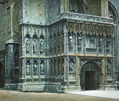 South West Porch, Canterbury Cathedral, c1890. af Unbekannt