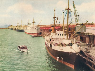 South Wharf, Fremantle, c1947. af Unbekannt