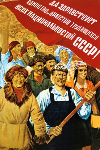 Sovjetisk politisk plakat, 1934 af Unbekannt