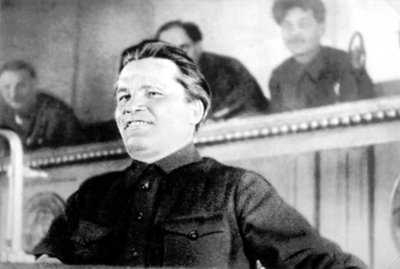 Sovjetpolitiker Sergei Kirov, Kommunistpartiets 17. kongres, Moskva, USSR, 1934 af Unbekannt