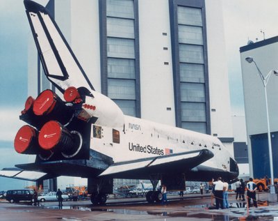 Rumfærgen Columbia på Jorden, 1980