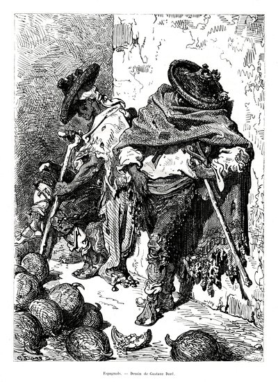 spaniere, 1886 af Unbekannt