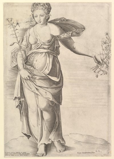 The Roman Mirror of Magnificence: Flora, midten af ​​det 16. århundrede. af Unbekannt