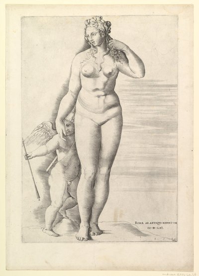 The Roman Mirror of Magnificence: Venus and Eros, 1561 af Unbekannt