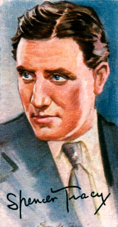 Spencer Tracy, 1900-1967, to gange Oscar-vindende amerikansk filmskuespiller, 20. århundrede af Unbekannt