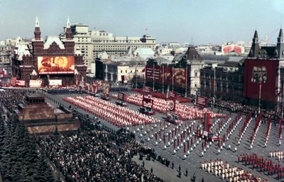 Sportsparade, Den Røde Plads, Moskva, 1972 af Unbekannt