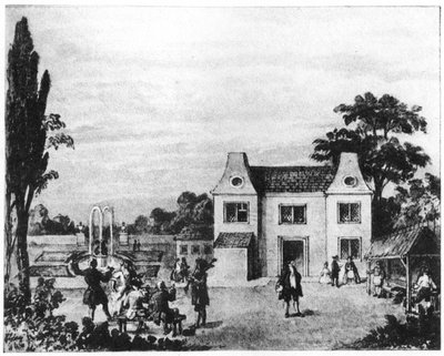 Spring Gardens, stedet for Lowndes Square, London, ca. slutningen af det 18. århundrede 1907 af Unbekannt
